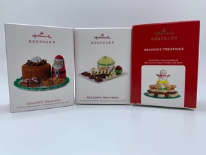 Hallmark 2018, 2019 & 2020 Season's Treatings Ornaments Lot - #10, 11 & 12 /ser - Bild 1 von 2