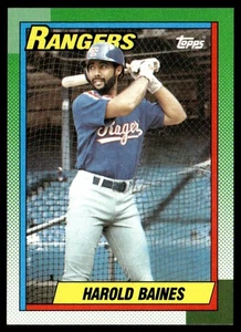 1990 Topps Harold Baines Texas Rangers #345 - Picture 1 of 2