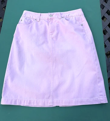 FALDA VAQUERA L BEAN TALLA 4 REGULAR FAVORITA FIT ROSA - EXCELENTE ESTADO Foto 1 de 4