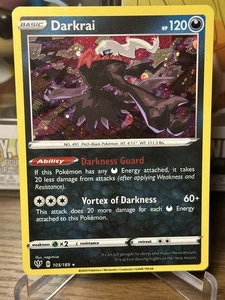 Pokémon Darkrai 105/189 Kosmos Holo Darkness Ablaze Pokemon TCG Rare Karte - Bild 1 von 2