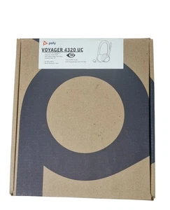 Poly Voyager 4320UC Stereo Wireless Headset Noise Cancelling Mic Teams Certified - Picture 1 of 2