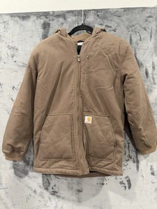 Abrigo largo marrón Carhartt para niños talla grande 14-16 - Imagen 1 de 13