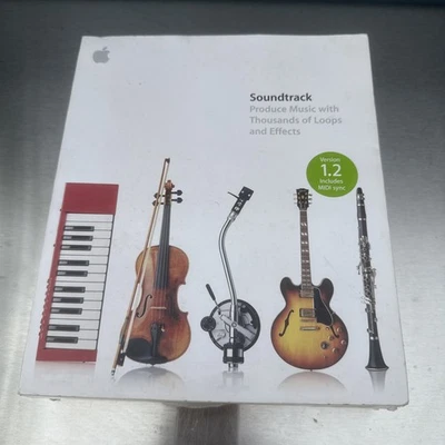 Apple Soundtrack Music Production Software 1.2 MIDI Sync M9301Z/B Loops 2004 - Image 1 of 4