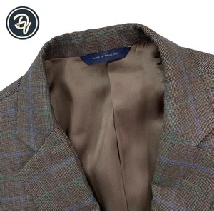 Mint! 43 R Brooks Brothers Regent Fit  " Special Selection " Brown Windowpane - Picture 1 of 13