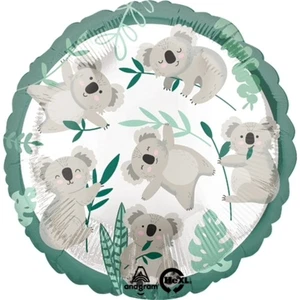 LOONBALLOON Safari-Jungle Balloons - 17 inch KOALA (2 pcs) - Picture 1 of 1
