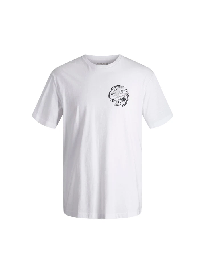 Camiseta Jack&Jones de Hombre Color Blanco Modelo: 12200455 Blanco - Imagen 1 de 1