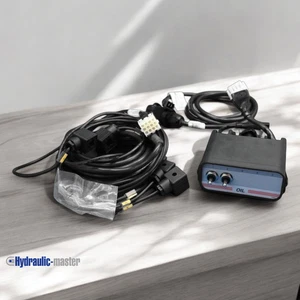 PANNEAU DE COMMANDE POUR VANNE HYDRAULIQUE , MONOBLOC 24V 2 INTERRUPTEURS MARCHE/ARRÊT - Photo 1/8