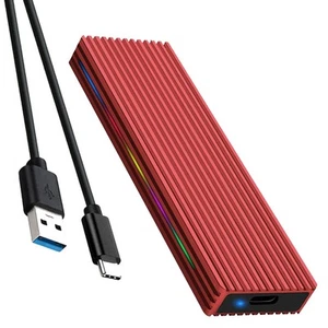 M.2 M Key SSD-GehäUse 10 Gbit/S/5 Gbit/S USB 3.1 NGFF-Protokoll USB-C-Mobil4189 - Bild 1 von 15