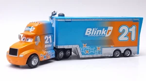 Disney Pixar Cars June Faster (formerly Speedy Comet) Hauler, #21 Blinkr Diecast - Picture 1 of 10