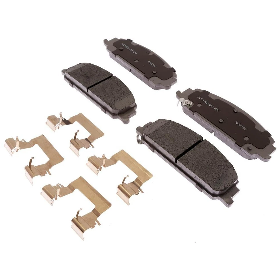 Brake pad kit for Pontiac G8 Acdelco front with anti rattle clips  - Image 1 of 1