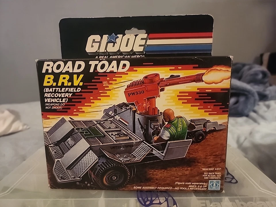 GI Joe Road Toad B.R.V. Complete w/ Box 1987 ARAH Hasbro Free Shipping - Image 1 of 4