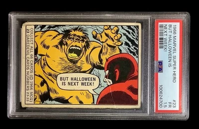 1966 marvel super hero #23 daredevil rc; 1st appearance card PSA 1.5  (CENTERED) - Image 1 of 3