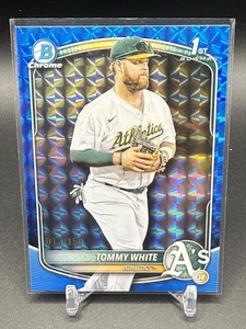 Tommy White 2025 Bowman Chrome #BCP-251 First (1st) Prospect Blue Geometric /150 - Picture 1 of 10