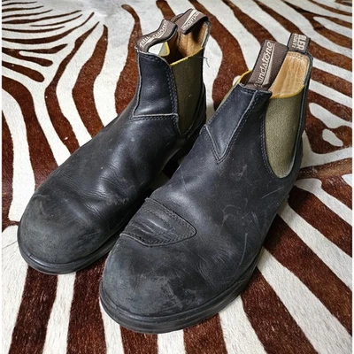 Botas Blundstone x Ducati-Raras-Talla 9.5 EE. UU., Negras, Usadas, Suela Dividida Leer Como Está Foto 1 de 4