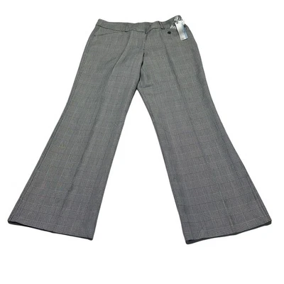 Worthington Modern Fit Pants Size 12 P Petite Houndstooth Plaid Trousers NWT - Image 1 of 4