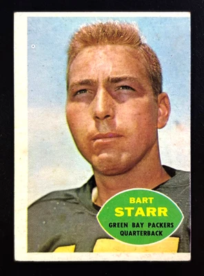 Vintage 1960 Topps #51 BART STARR Green Bay Packers HOF EX A2 - Image 1 of 2