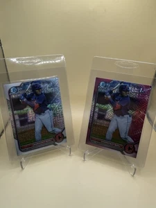 Lote refractor Mojo Bowman Chrome Prospects #BCP-2 2022 Jhonkensy Noel/199 - Imagen 1 de 2