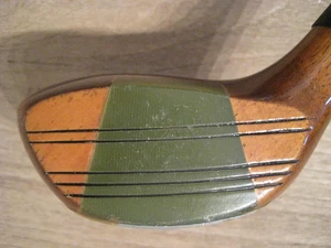 Rare 1980's POWERBILT Citation Persimmon Driver w/Gama Fire Insert face- 44.5”L - Picture 1 of 11