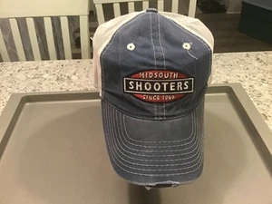 Outdoor Cap Mid South Shooters Strapback  Mesh-Back Hat/Cap THRASHED - Picture 1 of 4