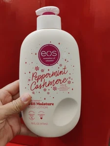 Loción corporal de cachemir menta Eos edición limitada vacaciones 16 oz. RARO - Imagen 1 de 2