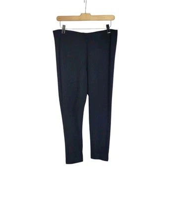 Leggings J Jill Negro Carbón Tiro Alto Recortados al Tobillo Ponte Talla Mediana Pequeña Foto 1 de 4