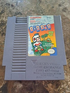 Dig Dug II (2): Trouble in Paradise Nintendo NES Authentic Working Free Ship - Picture 1 of 4