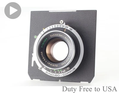[Exc+5] Schneider Kreuznach Symmar 150mm f5.6 265mm f12 Lens From JAPAN - Image 1 of 4