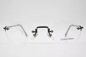 Gafas vintage Calvin Klein Ck 324 negras montura sin bordes eyeglasses - Imagen 1 de 6