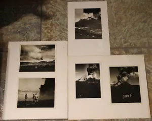 Mt Okmok Alaska Volcano Eruption 1945 Photos Album WWII Air Base Dutch Harbor - Picture 1 of 24