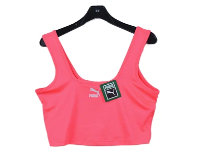 Camiseta sin mangas corta Puma Summer Squeeze rosa informal atlética 53783934 para mujer XL Foto 1 de 4