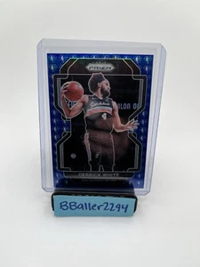 2021-22 Panini Prizm 75° Anniversario #19 DERRICK WHITE Blue Diamond Prizm SSP  - Foto 1 di 2