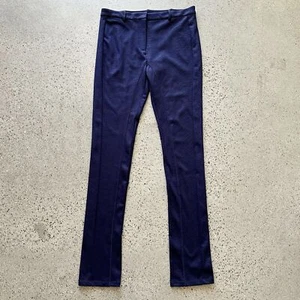 Rachel Rachel Roy Women's Zebra Trouser Slack Pants Skinny Blue Medium - Picture 1 of 5