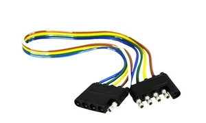 Pactrade Marine Wohnmobil Boot 5-Wege Trailer Kabelverbinder 12" Verlängerung Kabelbaum - Bild 1 von 6