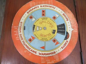 Mariners compass sailor's Guide 1942 storm & hurricane warning's ships original - Picture 1 of 12