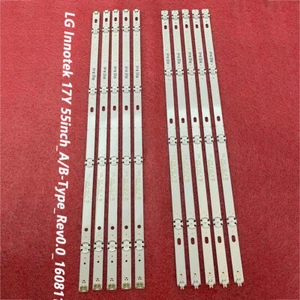 Tira LED (10) para LG 55UK6100PLB 55UJ6300 55UJ6309 55UJ635V 55UJ634V 55UJ630V - Imagen 1 de 11