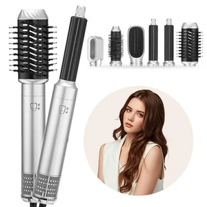 Air Styler Hairstyler 6in1 Rundbürstenföhn Warmluftbürste,Haarstyler +6 Aufsätze - Bild 1 von 11