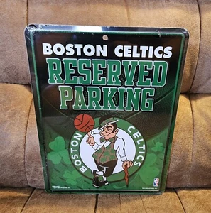 Boston Celtics Metall Reserved Parking Schild NBA NEU - Bild 1 von 6