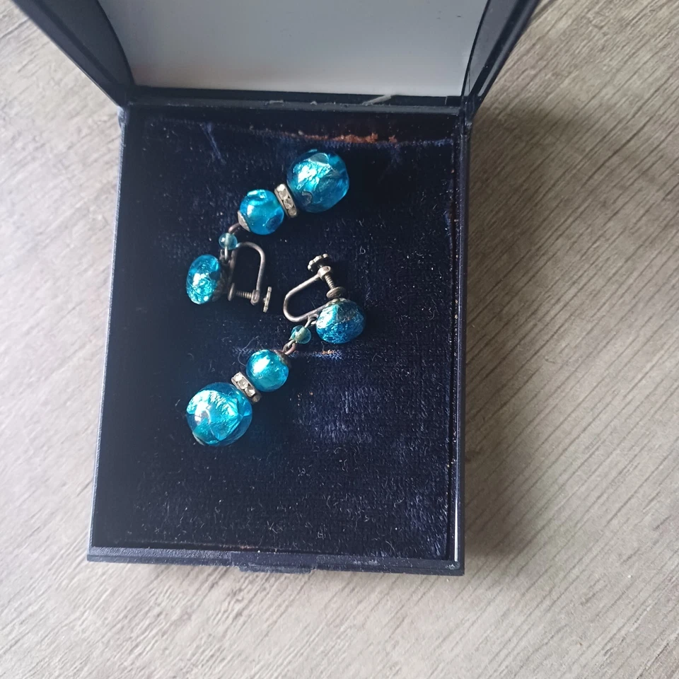 Womans Blue Earrings By H Samuel's  — 第 1/1 张图片