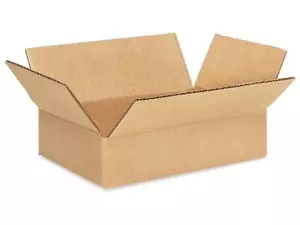 1-100 10x6x4 "Uline" Cardboard Packing Mailing Shipping Corrugated Box Cartons - Picture 1 of 2