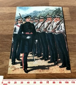 Postal militar vintage de 1980 Coldstream Guards Desfile Inspección - Imagen 1 de 2