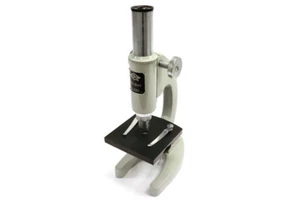 SPI - Vintage MICROSCOPE Model No. 1840 (Sub No. 9362) in Wooden Case - Picture 1 of 8