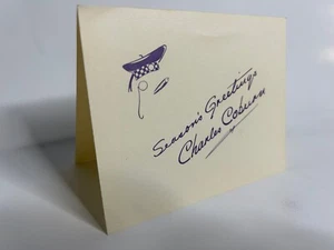 Charles Coburn Christmas Card Hollywood classic actor stage screen star - Foto 1 di 4
