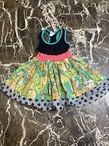 KPea Infant Dress Giraffe Safari 12-18 Months - Picture 1 of 3