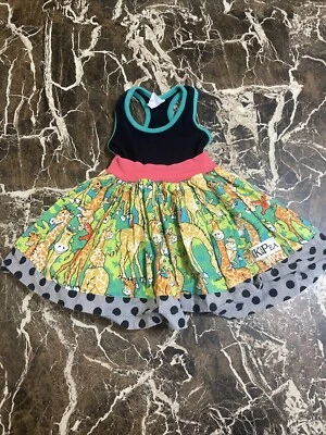 Vestido Infantil KPea Jirafa Safari 12-18 Meses  Foto 1 de 3