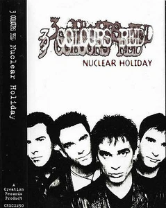 3 COLOURS RED NUCLEAR HOLIDAY CASSETTE SINGLE INDIE ROCK 2 TRACKS - Picture 1 of 5