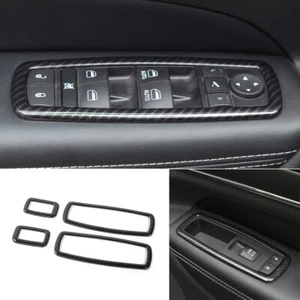 Car Door Window Button Trim Frame for Jeep Grand Cherokee 11+/Cherokee 14+ - Picture 1 of 11