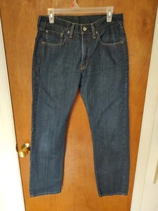 Herren Levi's 505 Denim Jeans Gr. 32x32 Straight Leg Dunkelblau - Bild 1 von 6
