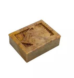 Antike chinesische Export Specksteinbox mit Versand - Bild 1 von 5