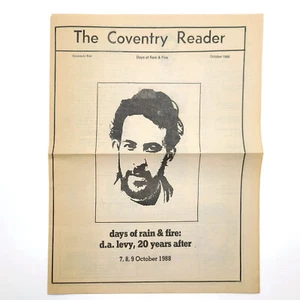 The Coventry Reader - October 1988 [d.a. levy memorial issue] Cleveland / CWRU - Imagen 1 de 1