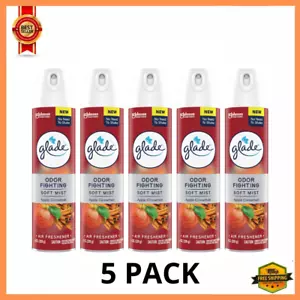 5 PK Aerosol Spray, Air Freshener, Apple Cinnamon Scent, Fragrance Infused, 8 oz - Picture 1 of 12